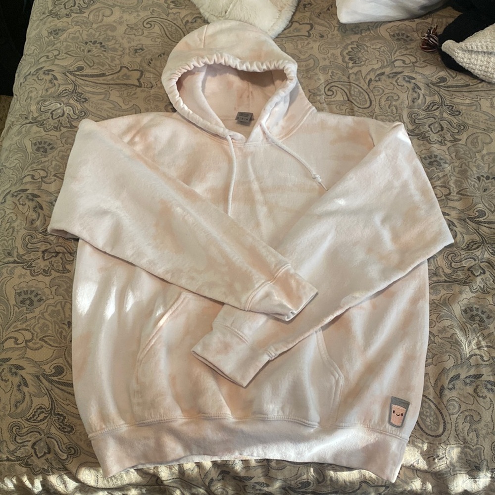 Milk stain Apparel Pink Tie Dye sweatshirt